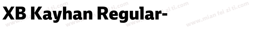 XB Kayhan Regular字体转换